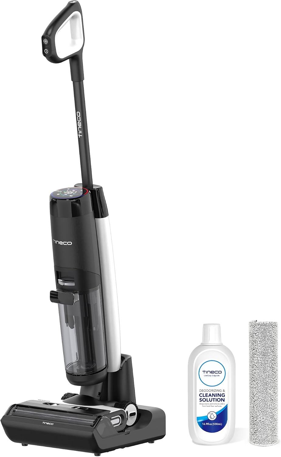 Tineco Floor ONE S7 FlashDry Smart Cordless Wet Dry Vacuum Cleaner, Long Runtime, Great for Sticky Messes, Self-Cleaning, 158℉Hot Air FlashDrying, Dual-Sided Edge Cleaning, Extended Battery Lifespan