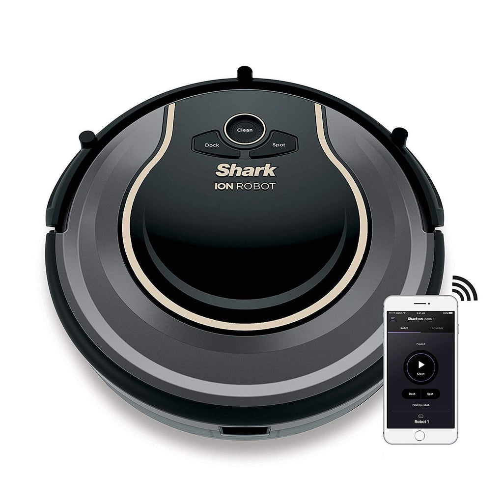 Shark PowerDetect NeverTouch Pro Robot Vacuum & Mop, Black,AV2800ZEBK | 5 PowerDetect Technologies, NeverStuck, NeverTouch Pro Base (Self-Empty 60-Day, Refill, Pad Wash/Dry), 360° LiDAR + 3D Sensor