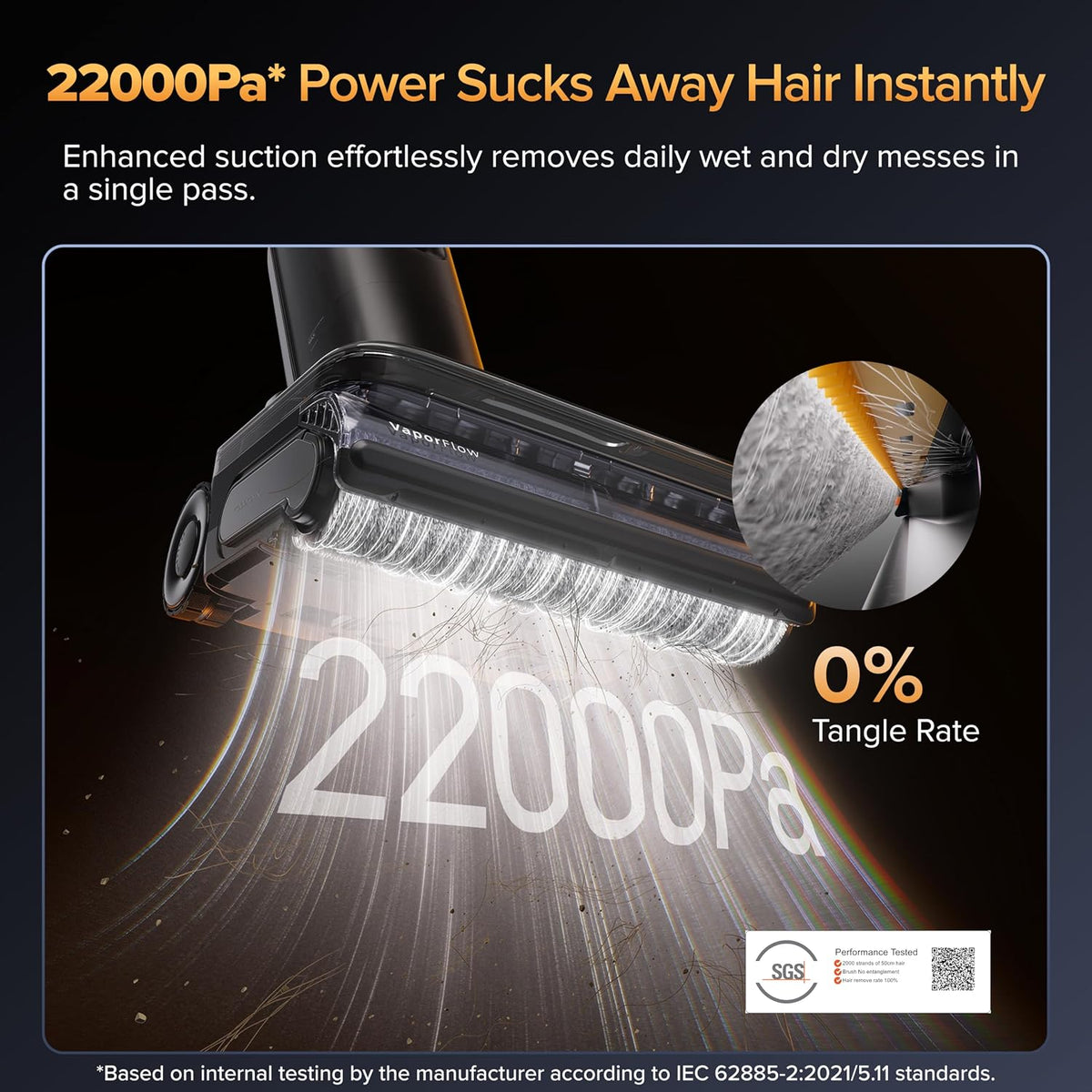 roborock F25 Ultra Steam Wet Dry Vacuum Mop, 356°F Steam, 187°F Hot Water
