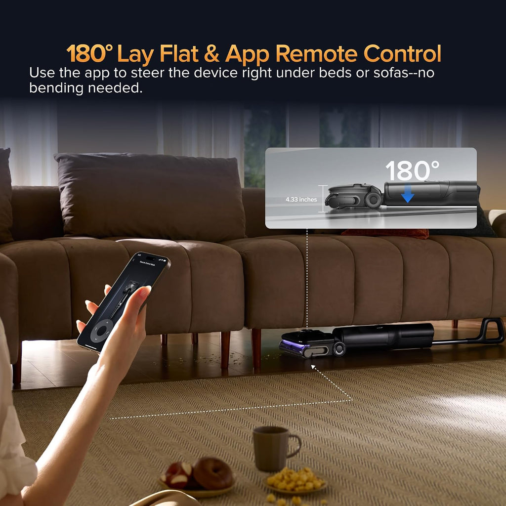 roborock F25 Ultra Steam Wet Dry Vacuum Mop, 356°F Steam, 187°F Hot Water