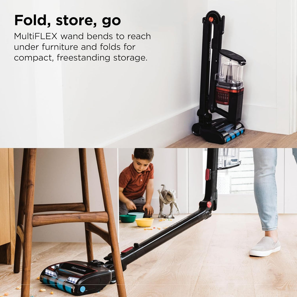 Shark Cordless Vertex Pro Lightweight Cordless Stick Vacuum, Red, IZ662H
