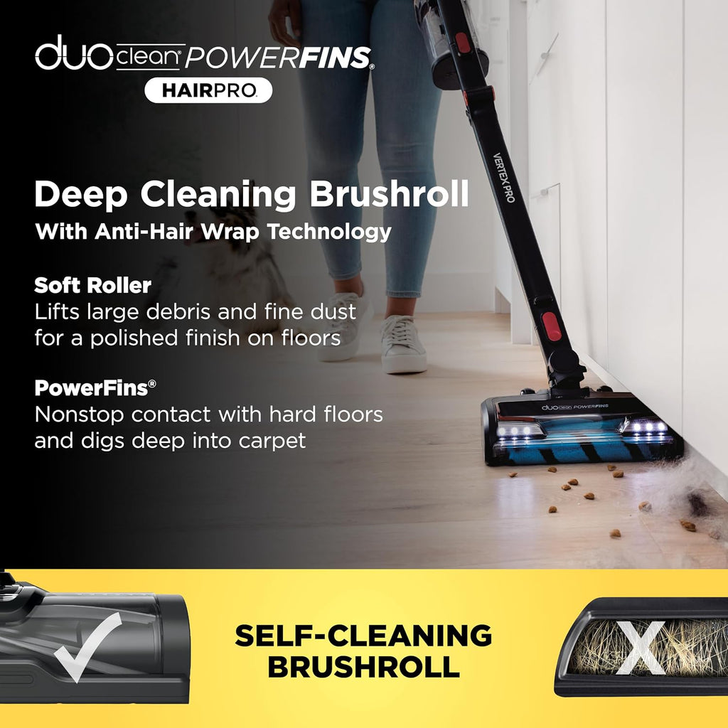 Shark Cordless Vertex Pro Lightweight Cordless Stick Vacuum, Red, IZ662H