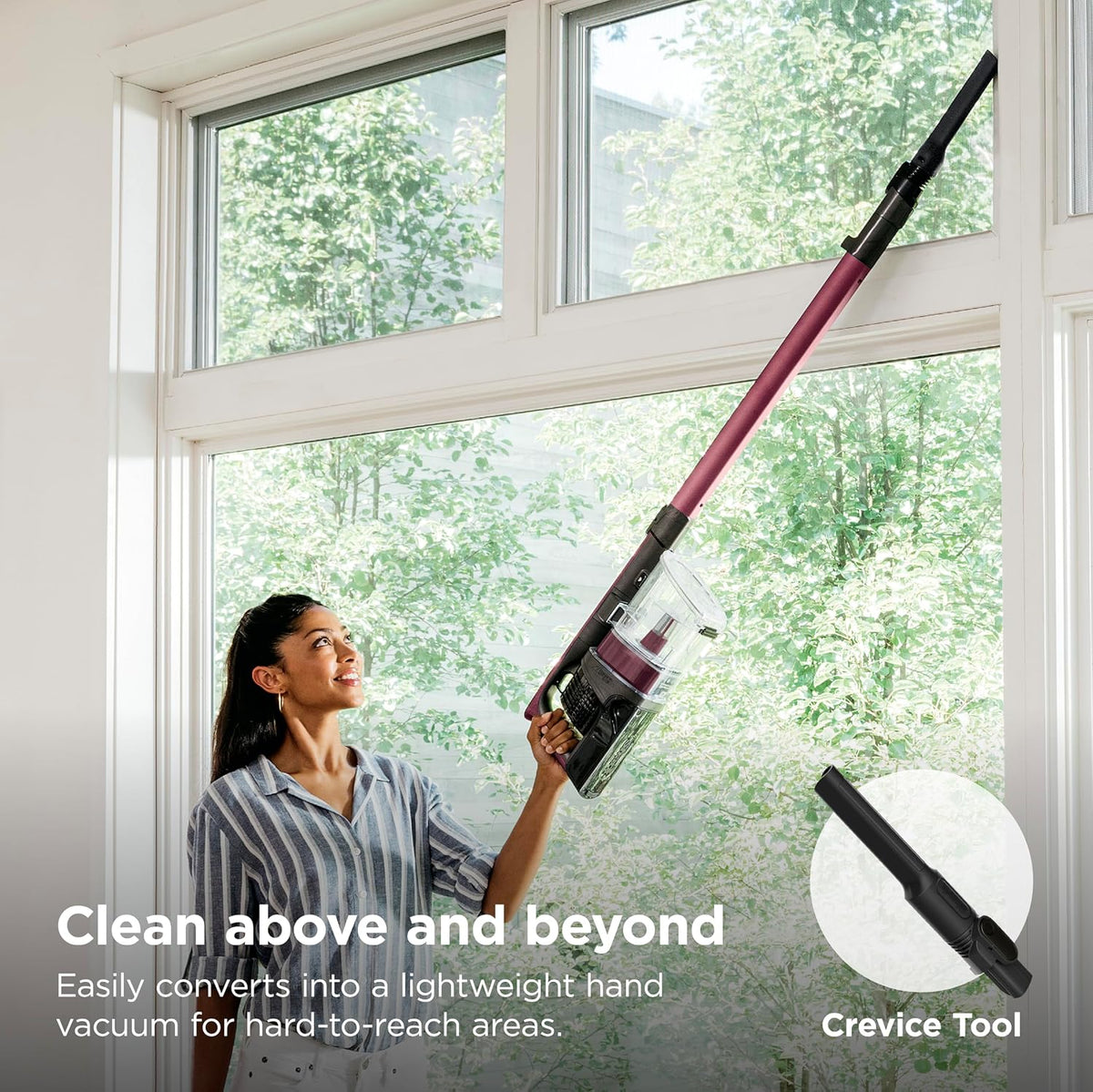 Shark Cordless Vacuum Cleaner, Red, IZ362H
